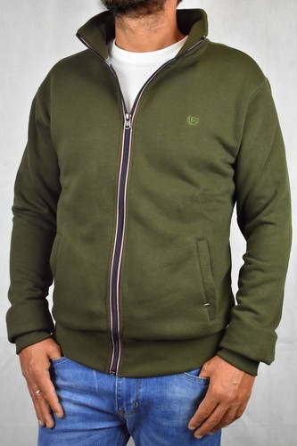 felpa da uomo con zip cotone felpe senza cappuccio giacca di tuta sportiva  xxxl | eBay