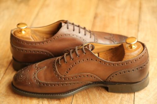 Church's Chetwynd Brown Leather Oxford Brogue Shoes Men's UK 7 G US 8 EU 41 - Picture 8 of 11
