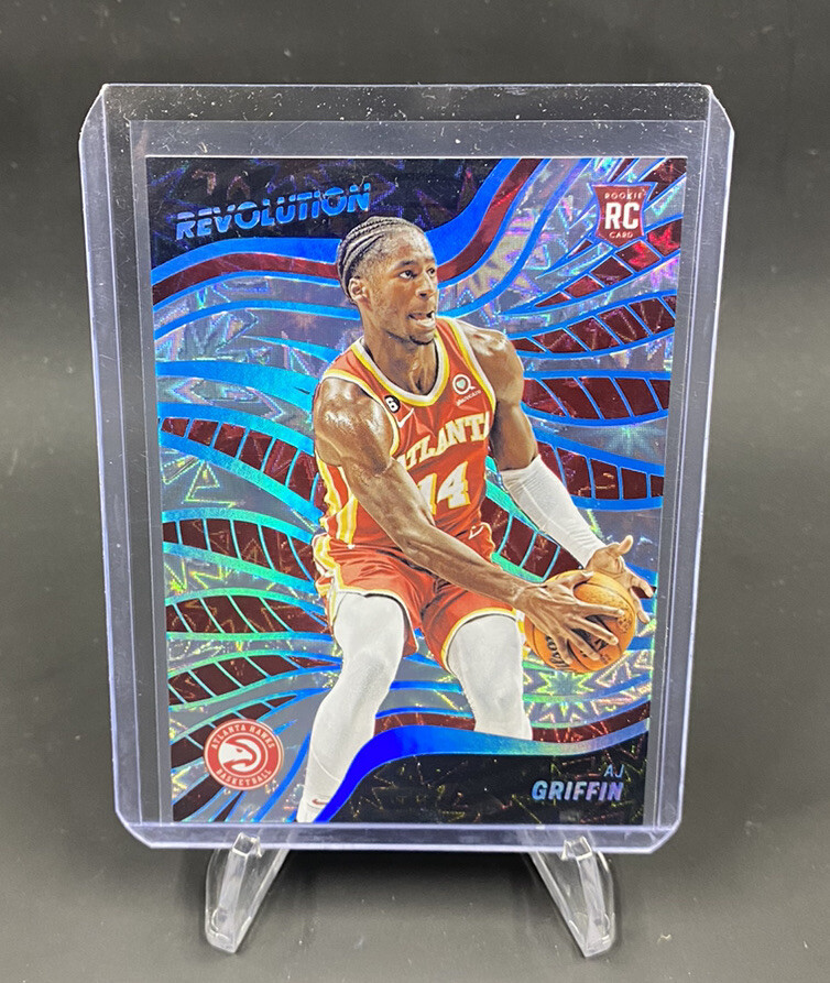 2022-23 PANINI REVOLUTION AJ GRIFFIN IMPACT #/149 ROOKIE CARD #112 ATLANTA HAWKS