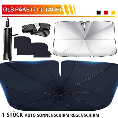 Faltbar Auto Windschutzscheibe Sonnenschirm Sonnenschutz UV-Block Frontscheibe
