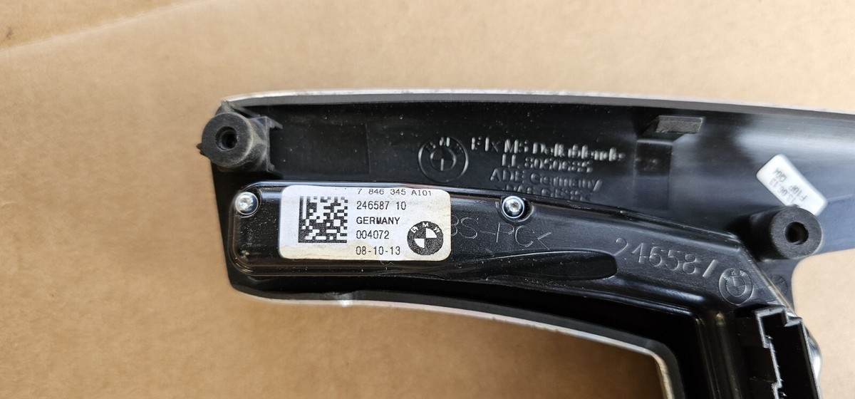 2012 2016 BMW M5 Center Console Shifter Trim Switch Bezel 