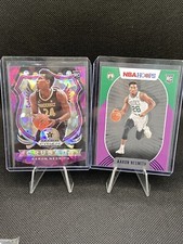 2020-21 Prizm Draft Picks Aaron Nesmith RC Crusade Purple Cracked Ice #/149 Lot