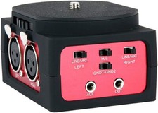 Saramonic SR-AX101 Universal 2 Channel Audio Adapter 3.5mm Inputs DSLR Cameras