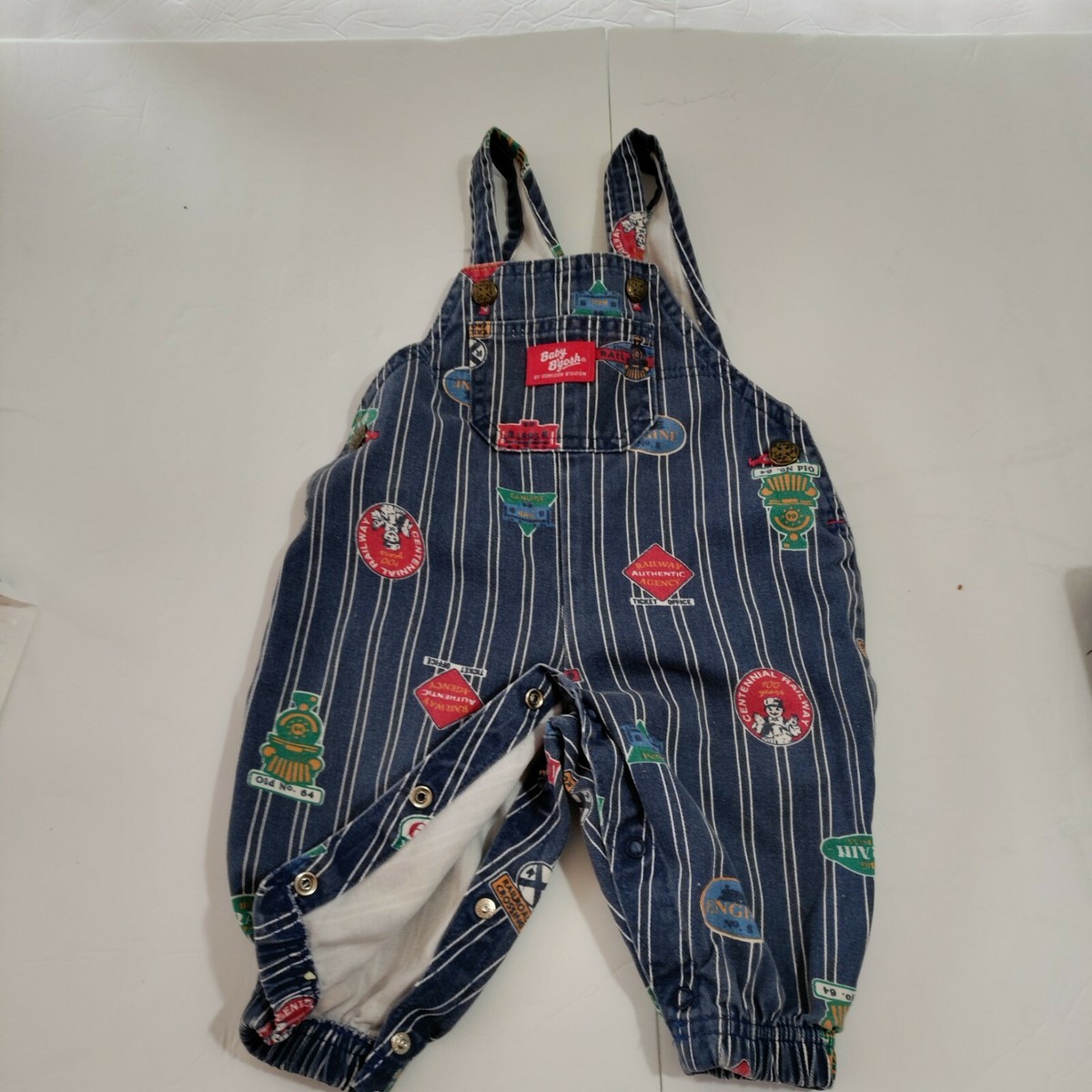 (数時間限定)vintage oshkosh レア柄 Vintage Oshkosh Infant Red Floral Corduroy Bib Dress Size 12