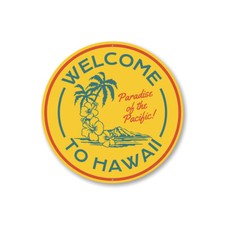 Welcome to Hawaii, Beach Sign, Beach Lover Sign, Beach House Metal Sign