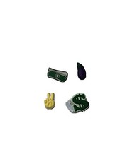 Crocs Men's and Women's Jibbitz Charms Money 4-Packs Jibbitz for Crocs
