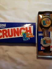 Vintage Nestle Crunch Ad Basketball Slam Dunk Quartz Watch 