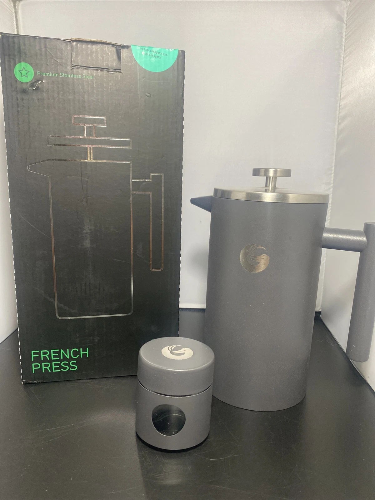 Coffee Gator French Press Coffee Maker Thermal Insulated Brewer