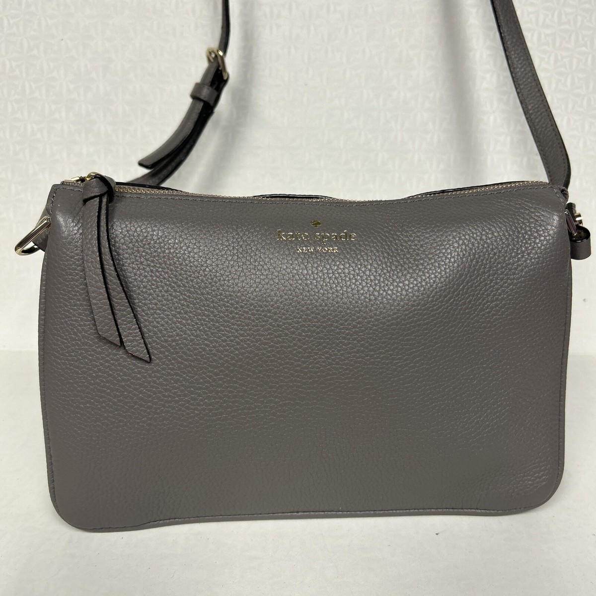 Stylish Gray and Pink Kate Spade Crossbody Kate Spade WKRO0102 Carson Colorblock Convertible Crossbody  main image 3
