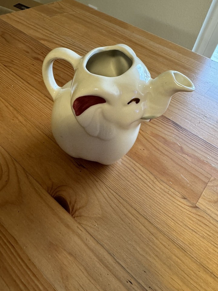 Vintage Shawnee Pottery Elephant Creamer Pitcher USA MCM Coffee