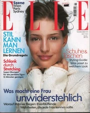 Elle German Fashion Magazine November 1999 Linda Nyvltova Lili Taylor 091820ame