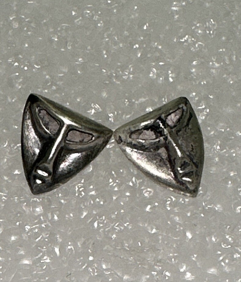 Vintage Sterling Solid Silver . 925  Post Earring… - image 1