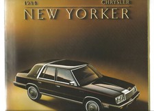1984 Chrysler New Yorker brochure