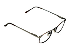 FOSSIL SHANNON TORTOISE SHELL SPRING-HINGED METAL RX EYEGLASS SUNGLASS FRAMES