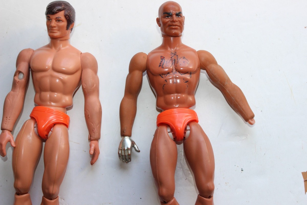 Hermosa colección de muñecas Big Jim vintage de 7 piezas - México