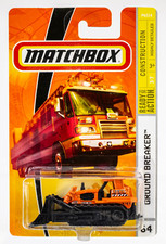 2009 Matchbox #64 Ground Breaker™ ORANGE | GB CONSTRUCTION | FSC