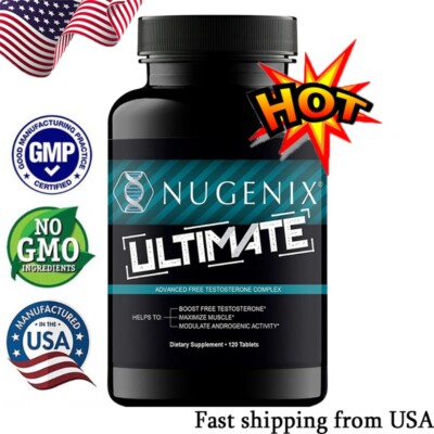 Nugenix Ultmate Free Testosteron Booster Supplement for Men - 120 Capsules