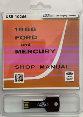 1966 Ford and Mercury ショップマニュアル 1966 Ford and Mercury Shop Manual (USB) | eBay