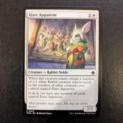 HARE APPARENT - MTG FOUNDATIONS - FDN - NM