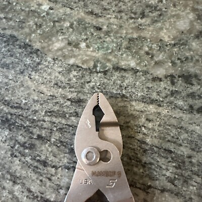 Snap On hj44bcf 4-1/2” talon grip flankJaw slip joint pliers red