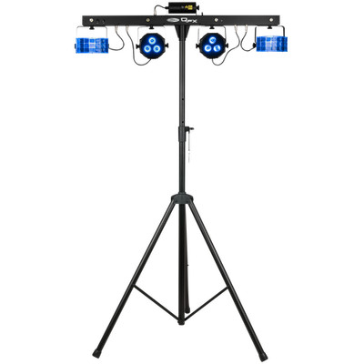 Showtec QFX Compact Light FX Set Spot Derby Laser Effekt Party Bar DJ Licht Set