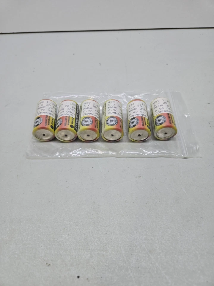 NOS Untested Vintage Sanyo NiCD 2400 High Capacity Battery RC-2400 Commando - Image 4 of 4