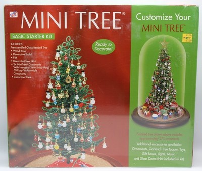 Westrim Preassembled Glass Beaded Mini Christmas Tree Basic