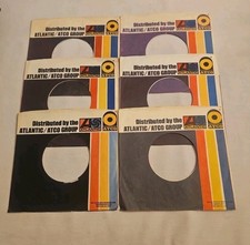 45 RPM 7" RECORD SLEEVES CO. SLEEVE 6 PACK SEE PHOTOS Atlantic/ATCO SLV324 