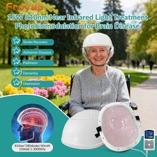 Brain PBM Helmet 810nm Near Infrared Light Therapy for Parkinsons Depression