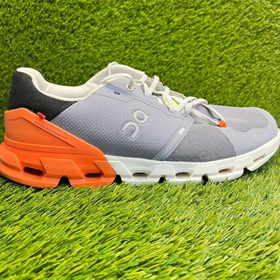 On Cloudflyer 4 Mens Size 13 Gray Orange Athletic Running Walking Shoes Sneakers