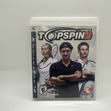 Top Spin 3 (Sony PlayStation 3, 2008) CIB