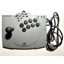 Asciiware Ascii Specialized Joystick (Playstation PS1) Works🔥Nice Shape!