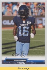 2023 Upper Deck CFL Blue Brandon Banks UER #52 READ 1o9l