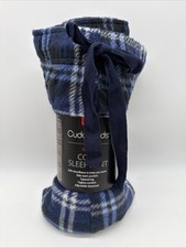 Men's Big  Tall Cuddl Duds Cozy Sleep Microfleece Pajama Pants Blue Plaid 2XLT