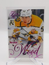 2025-2026 Fleer Flair 188 Matthew Wood Predators RC Rookie /199
