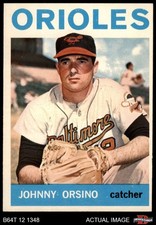 1964 Topps #63 John Orsino Orioles 6 - EX/MT