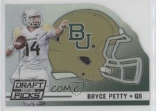 2015 Panini Prizm Collegiate Draft Picks Helmet Die-Cut Bryce Petty #6 07rd