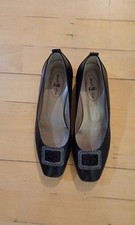 Dirndl Bua Trachten Schuhe Leder Gr. 38 Schwa...