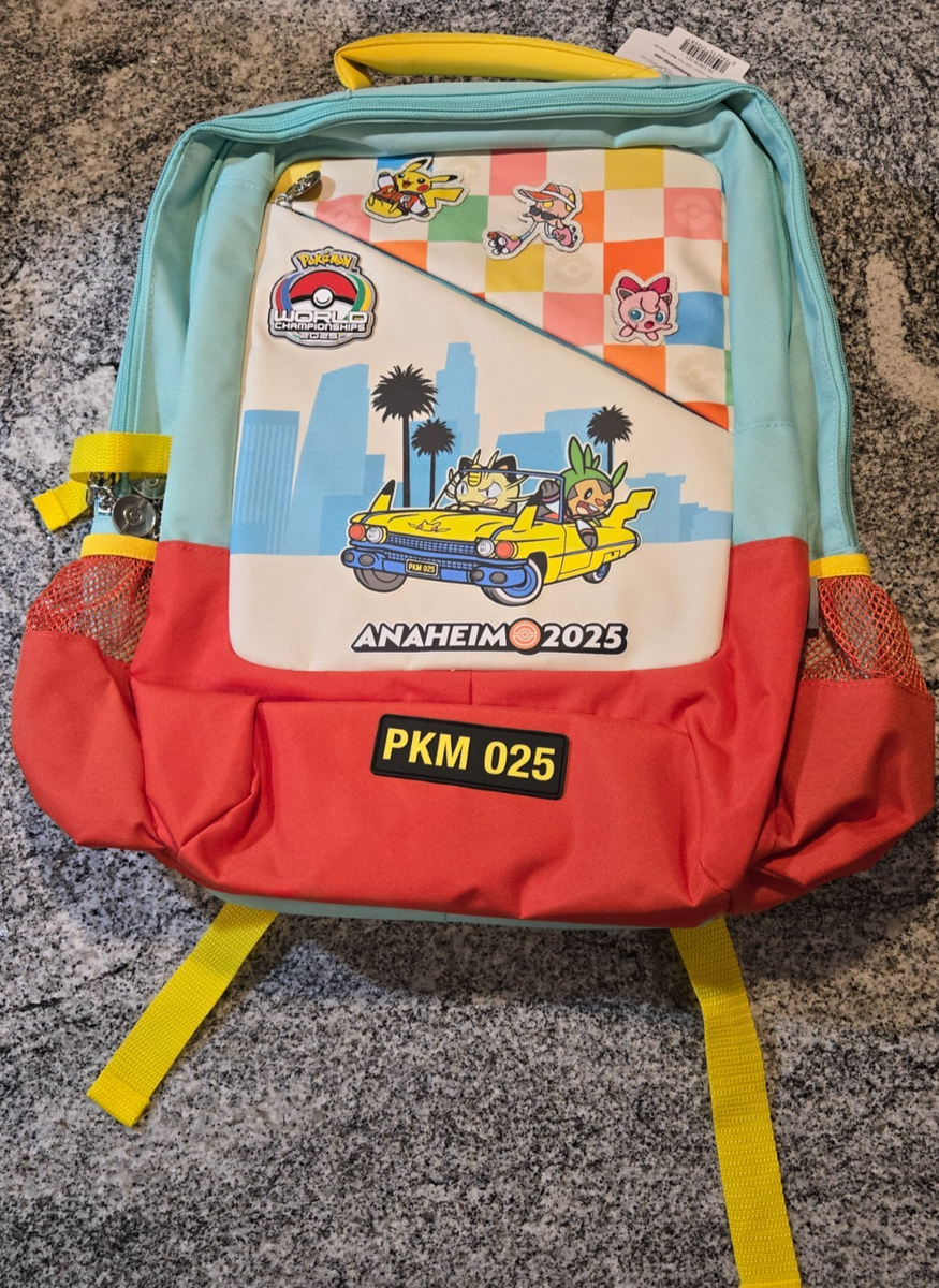 Anaheim 2025 Pokemon World Championships Backpack Back Pack