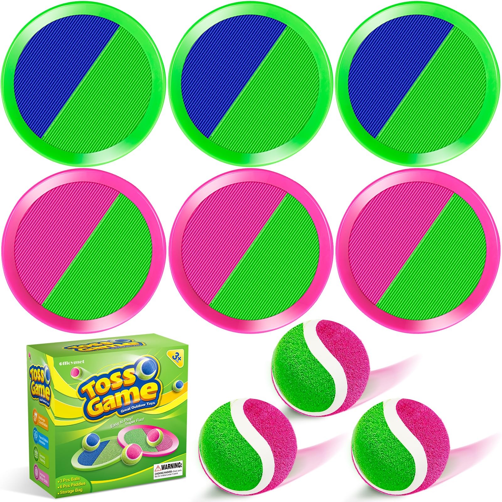 Outdoor Toys for Kids Ages 3-5, 4-8, 8-12 - Ball Catch Game 