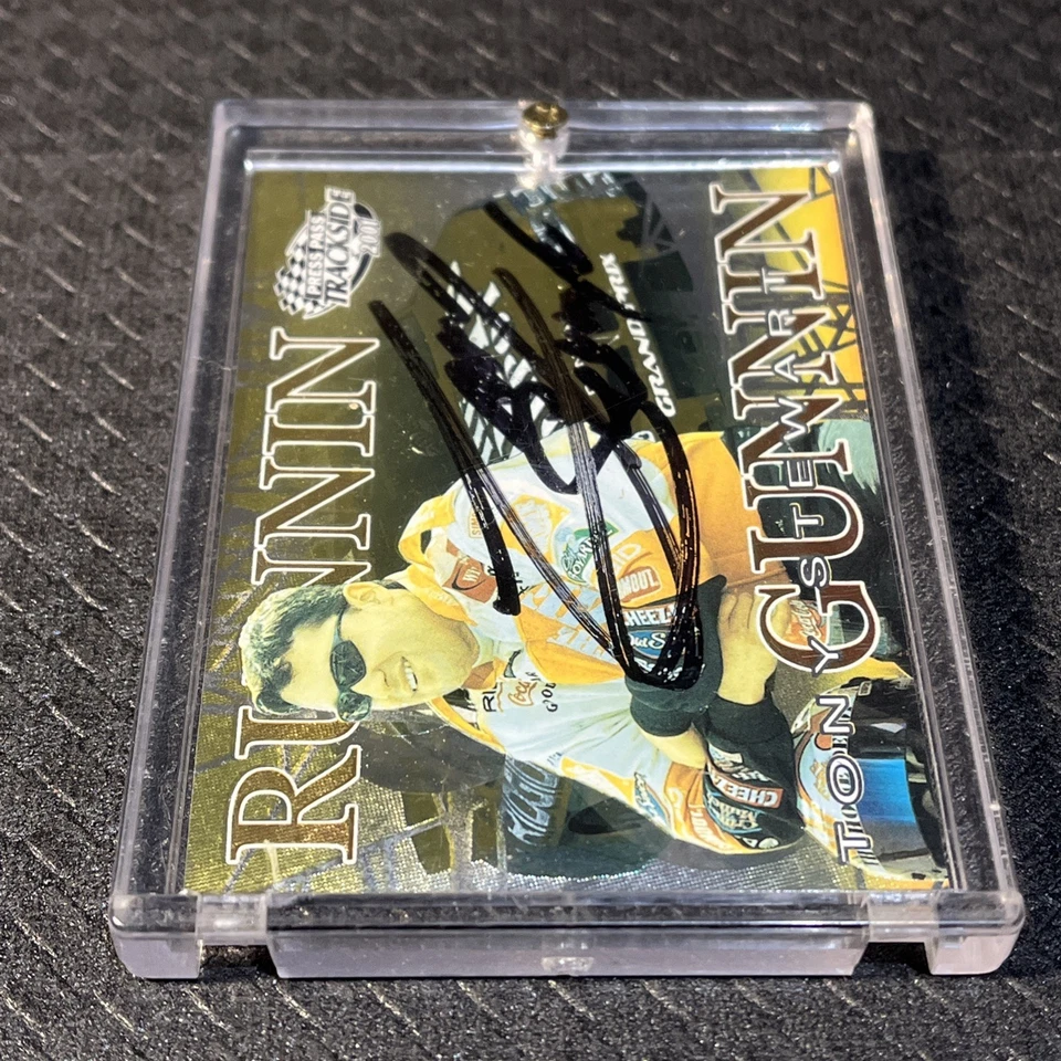 NASCAR TONY STEWART #20 Press Pass Trackside 2001 Autographed CARD /in seal CASE - Image 4 of 4