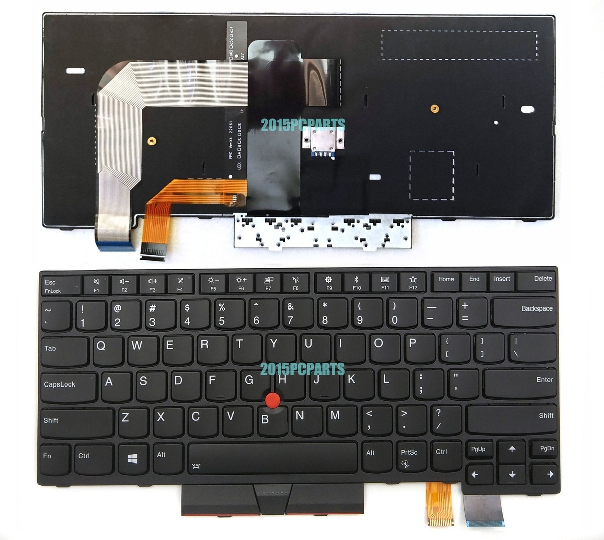 New for Lenovo Thinkpad T480 Keyboard US Backlit 01AX487