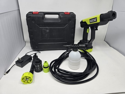 #ad SEESE CORDLESS HANDHELD LITHIUM BATTERY PORTABLE ELECTRIC PRESSURE WASHER $106.46