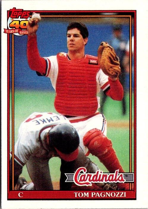 1991 Topps #308 Tom Pagnozzi