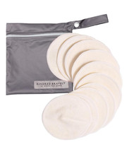Organic Reusable Nursing Pads, Washable, for Breastfeeding & Leaking with Carry 