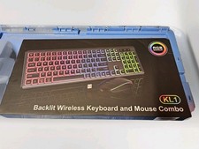 backlit wireless keyboard and mouse