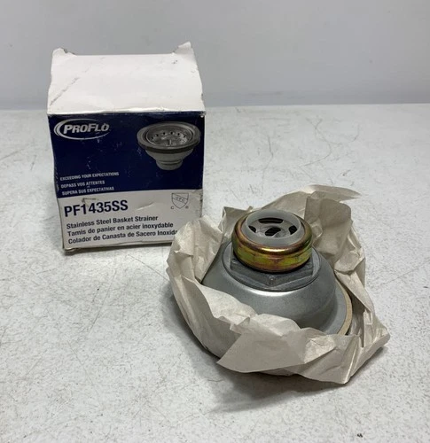 ProFlo PF1435SS Basket Strainer Stainless Steel 3-1/2" - Picture 1 of 11