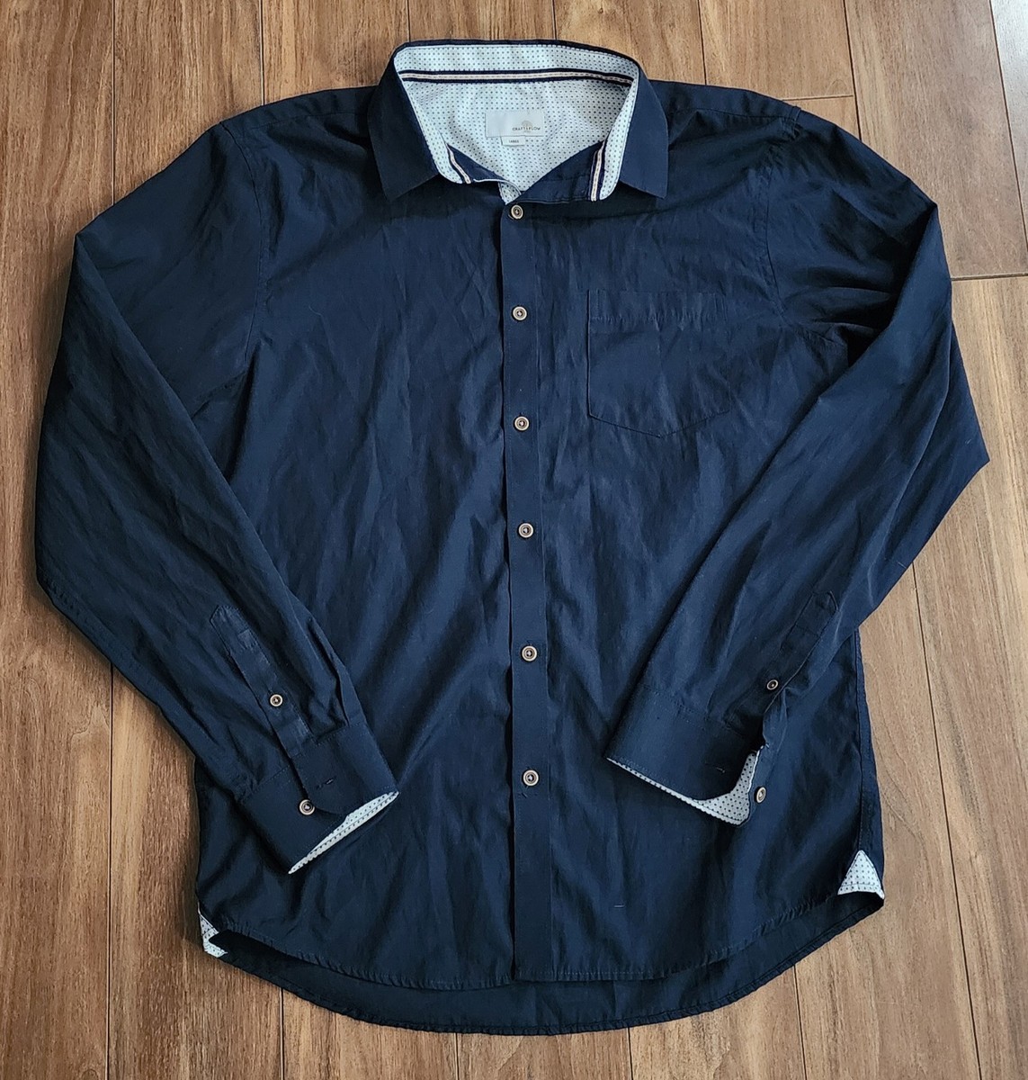 craft flow dress shirts Craft+Flow Red Button Up Shirt