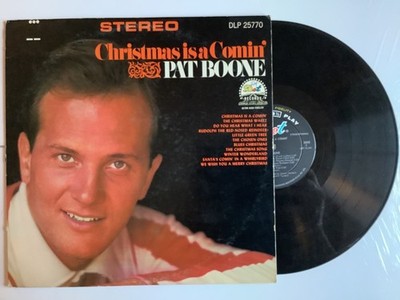 Pat Boone Christmas is a Comin  1966 M- vinyl LP DOT DLP 25770+bonus CD TESTED