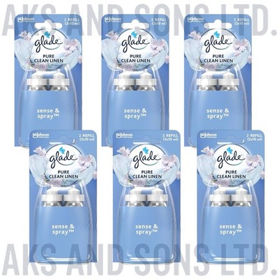 Glade Sense And Spray Refills Automatic Spray Pure Clean Linen (18 ml)